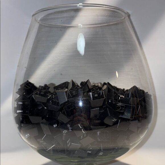 Dell Black Keyboard Keycaps - Picture 1 of 7